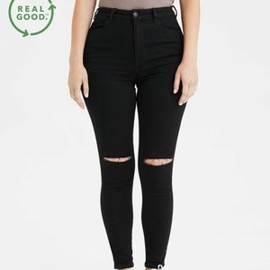 High waisted jegging